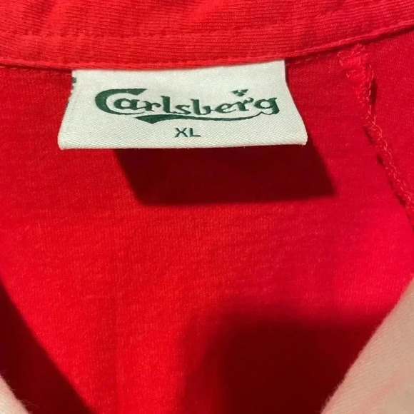 Carlsberg Official Beer England Mens Football Soccer Polo - Picture 6 of 8